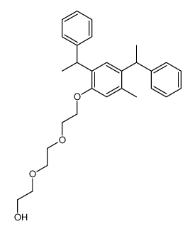 2-[2-[2-[5-methyl-2,4-bis(1-phenylethyl)phenoxy]ethoxy]ethoxy]ethanol Structure
