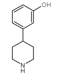 4-(3-羟苯基)哌啶结构式