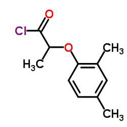 2-(2,4-Dimethylphenoxy)propanoyl chloride结构式