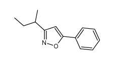 3-(sec-butyl)-5-phenylisoxazole结构式