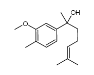 2-(3-methoxy-4-methylphenyl)-6-methylhept-5-en-2-ol结构式