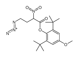 4-Azido-2-nitrobutyric acid, 2,6-di-t-butyl-4-methoxyphenyl ester结构式