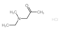 1-[Ethyl(methyl)amino]acetone hydrochloride Structure