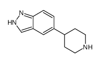 5-piperidin-4-yl-1H-indazole Structure