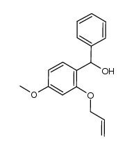 (2-allyloxy-4-methoxyphenyl)phenylmethanol结构式