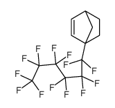 4-(1,1,2,2,3,3,4,4,5,5,6,6,6-tridecafluorohexyl)bicyclo[2.2.1]hept-2-ene结构式