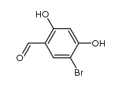 5-bromo-2,4-dihydroxybenzaldehyde Structure