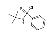 racemic N-t-butyl-P-phenylphosphonamidothioic chloride Structure