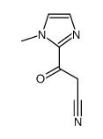 3-(1-甲基-1H-咪唑-2-基)-3-氧代丙腈结构式