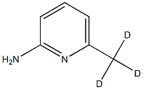 2-Amino-6-(methyl-d3)-pyridine结构式