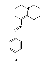 1(p-cloro)fenilazo-3,4,6,7,8,9-esaidrochinolizina Structure