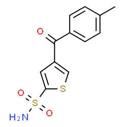 4-(4-Methylbenzoyl)-2-thiophenesulfonamide结构式