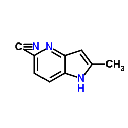 5-Cyano-2-Methyl-4-azaindole结构式