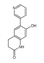 7-hydroxy-6-pyridin-3-yl-3,4,4a,8a-tetrahydro-1H-quinolin-2-one结构式