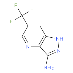 6-(三氟甲基)-1H-吡唑并[4,3-b]吡啶-3-胺结构式