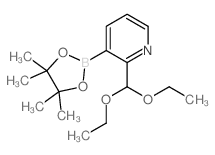 2-(二乙氧基甲基)-3-(4,4,5,5-四甲基-1,3,2-二氧杂硼烷-2-基)吡啶图片