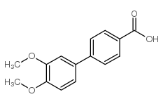 3',4'-dimethoxybiphenyl-4-carboxylic acid structure