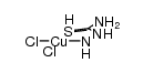 dichloro(thiosemicarbazide)Cu(II)结构式