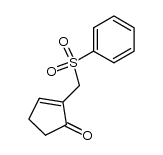 2-((phenylsulfonyl)methyl)cyclopent-2-enone结构式