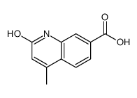7-Quinolinecarboxylicacid,1,2-dihydro-4-methyl-2-oxo-(9CI)结构式