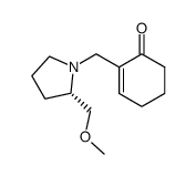 (S)-2-((2-(methoxymethyl)-1-pyrrolidinyl)methyl)-2-cyclohexen-1-one Structure