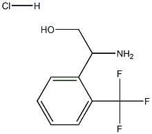 2-AMINO-2-[2-(TRIFLUOROMETHYL)PHENYL]ETHAN-1-OL HYDROCHLORIDE Structure