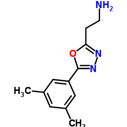 2-[5-(3,5-Dimethyl-phenyl)-[1,3,4]oxadiazol-2-yl]-ethylamine结构式