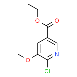 Ethyl 6-chloro-5-methoxynicotinate structure