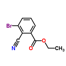 Ethyl 3-bromo-2-cyanobenzoate structure