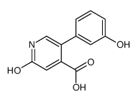 5-(3-hydroxyphenyl)-2-oxo-1H-pyridine-4-carboxylic acid Structure