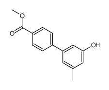 methyl 4-(3-hydroxy-5-methylphenyl)benzoate Structure