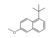 1-(tert-butyl)-6-methoxynaphthalene Structure