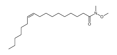 N-methoxy-N-methyl-10-cis-heptadecenamide Structure