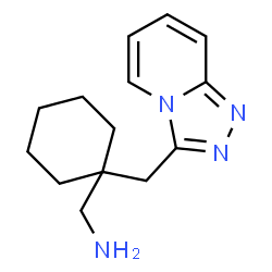 [1-([1,2,4]triazolo[4,3-a]pyridin-3-ylmethyl)cyclohexyl]methanamine Structure