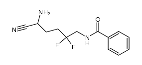 N-(5-amino-5-cyano-2,2-difluoropentyl)benzamide结构式
