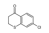 7-Chloro-2,3-dihydro-4H-thiochromen-4-one结构式