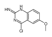 4-Chloro-6-methoxy-2-quinazolinamine结构式