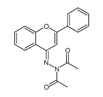 flavanone diacetylhydrazone结构式