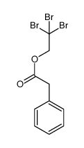 2,2,2-tribromoethyl 2-phenylacetate结构式