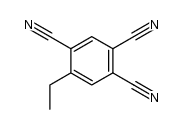 5-ethylbenzene-1,2,4-tricarbonitrile Structure
