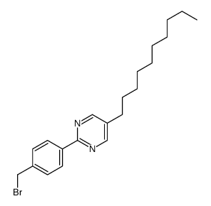 2-[4-(bromomethyl)phenyl]-5-decylpyrimidine Structure