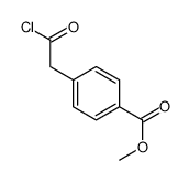 methyl 4-(2-chloro-2-oxoethyl)benzoate Structure