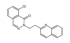 8-chloro-2-(2-(quinolin-2-yl)ethyl)phthalazin-1(2H)-one结构式