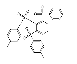 1,2,3-tris-(4-methylphenyl)sulfonylbenzene结构式