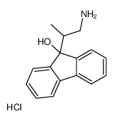 2-(9-hydroxyfluoren-9-yl)propylazanium,chloride Structure