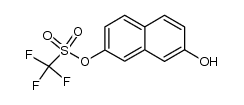 7-hydroxy-2-naphthalenyl trifluoromethanesulfonate结构式