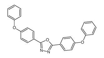 2,5-bis(4-phenoxyphenyl)-1,3,4-oxadiazole结构式