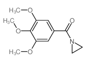 Methanone,1-aziridinyl(3,4,5-trimethoxyphenyl)- Structure