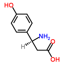 (S)-3-氨基-3-(4-羟基-苯基)-丙酸结构式