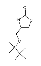 (4R)-4-({[tert-butyl(diphenyl)silyl]oxy}methyl)-1,3-oxazolidin-2-one Structure